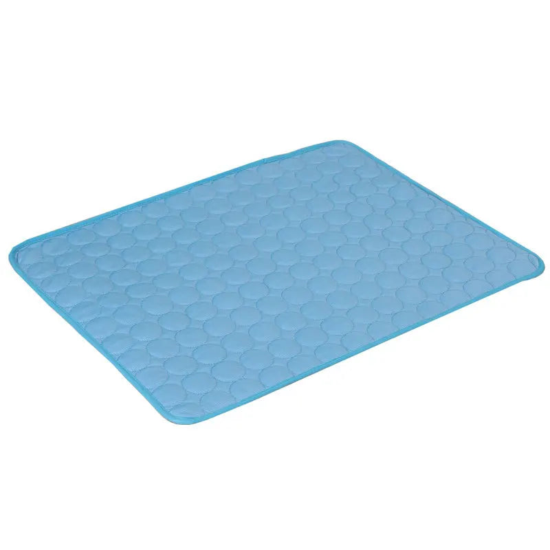 Bleu Couleur Tapis Rafraîchissant pour Chien et Chat Anti-Chaleur