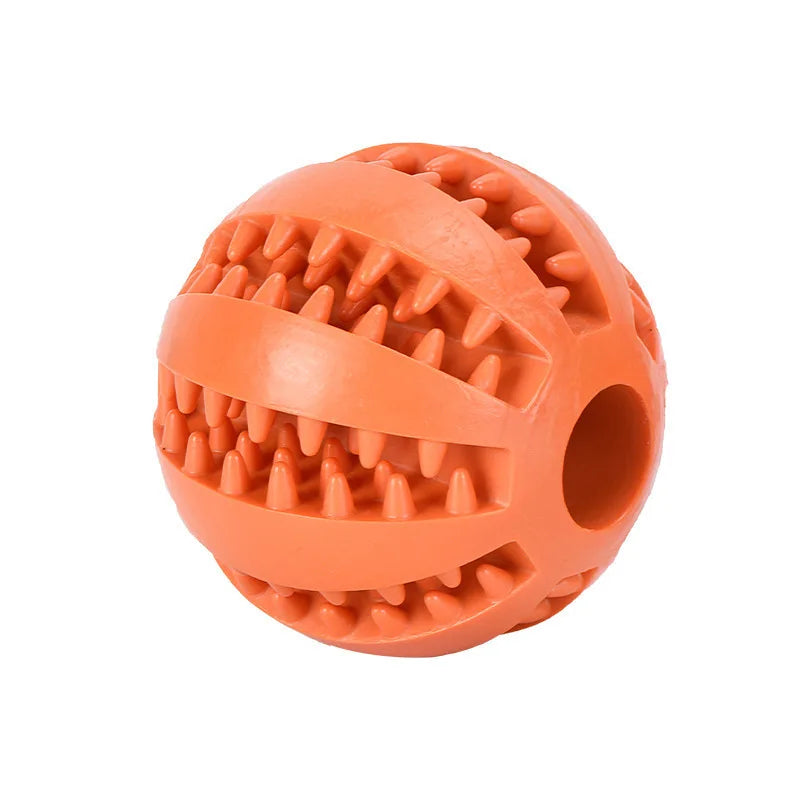 Orange Couleur Balle Interactive En Caoutchouc Pour Chiens Et Chats – Soin Dentaire