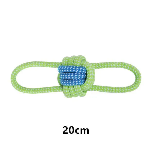 02 Couleur Jouet Corde Interactif Pour Chiens – Balle À Mâcher
