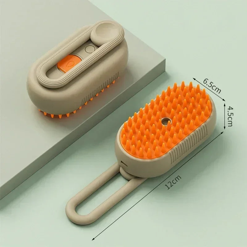 Brosse De Toilettage Pour Animaux À Vapeur 3 En 1 Rechargeable