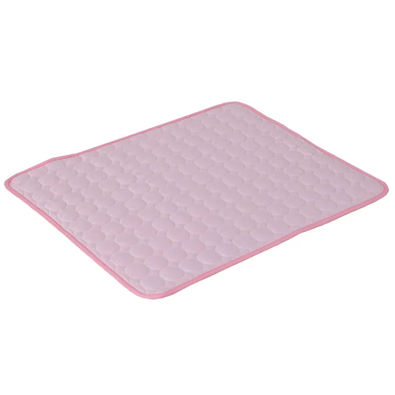 Rose Couleur Tapis Rafraîchissant pour Chien et Chat Anti-Chaleur