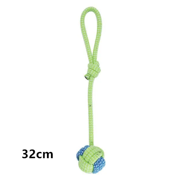 06 Couleur Jouet Corde Interactif Pour Chiens – Balle À Mâcher