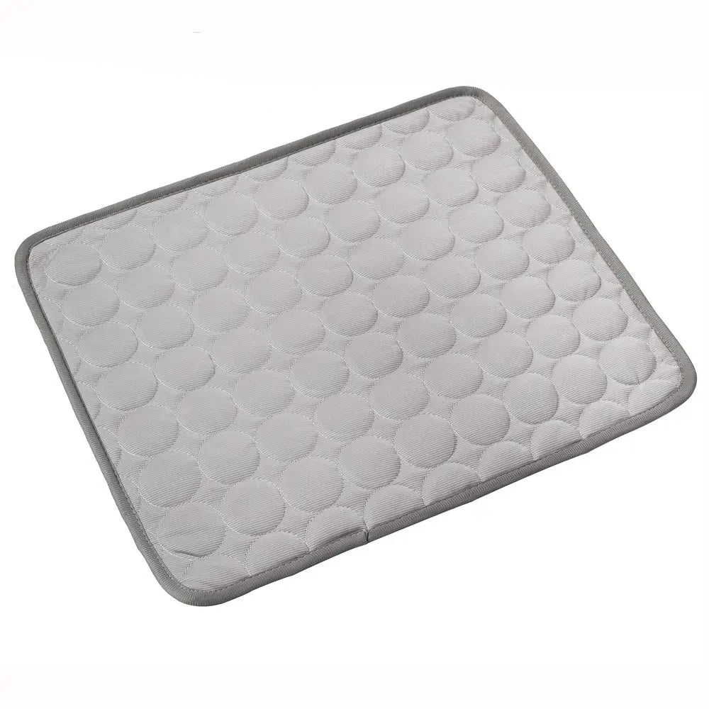 Gris Couleur Tapis Rafraîchissant pour Chien et Chat Anti-Chaleur