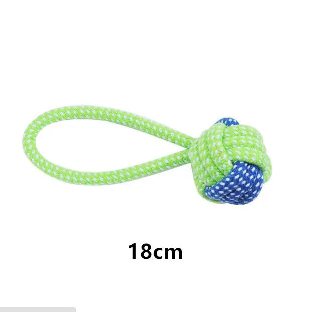 01 Couleur Jouet Corde Interactif Pour Chiens – Balle À Mâcher