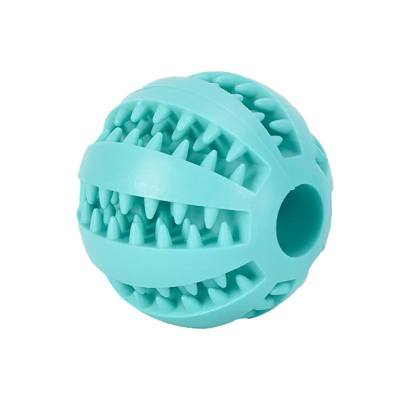 Bleu ciel Couleur Balle Interactive En Caoutchouc Pour Chiens Et Chats – Soin Dentaire