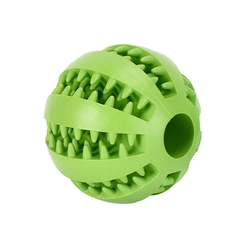 Vert Couleur Balle Interactive En Caoutchouc Pour Chiens Et Chats – Soin Dentaire
