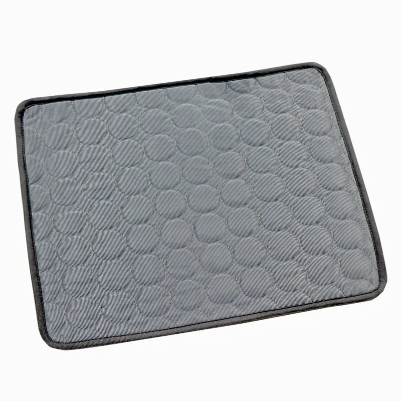 Gris foncé Couleur Tapis Rafraîchissant pour Chien et Chat Anti-Chaleur