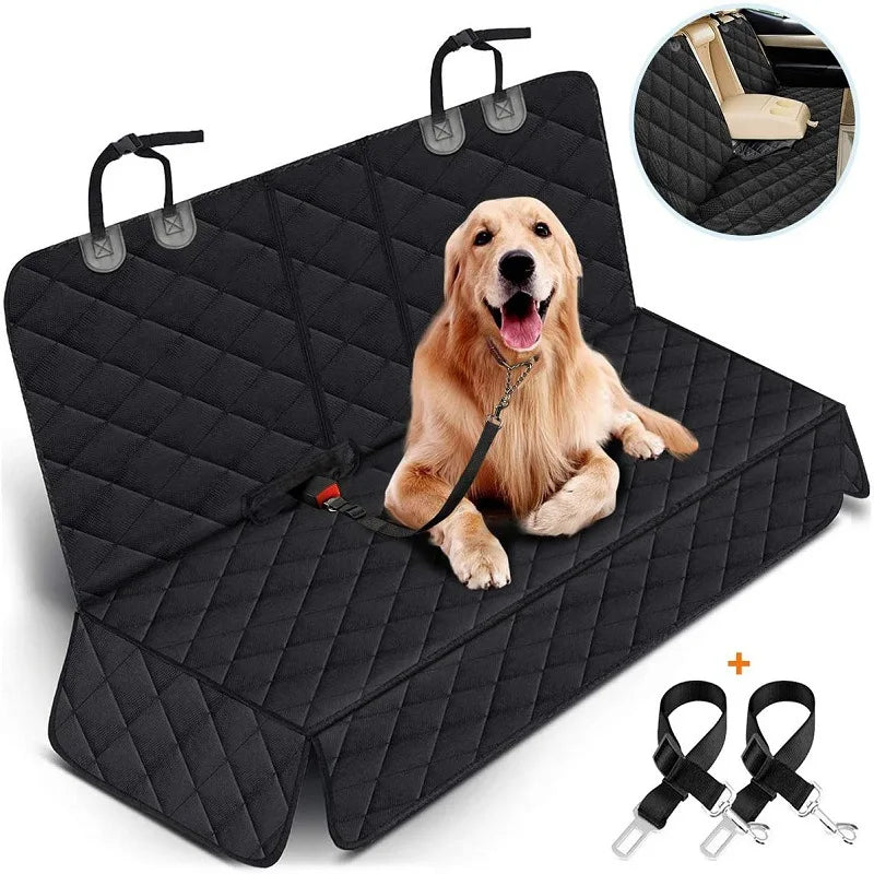 Set 3 pièces Couleur Housse De Siège Auto Pour Chien Imperméable Antidérapante
