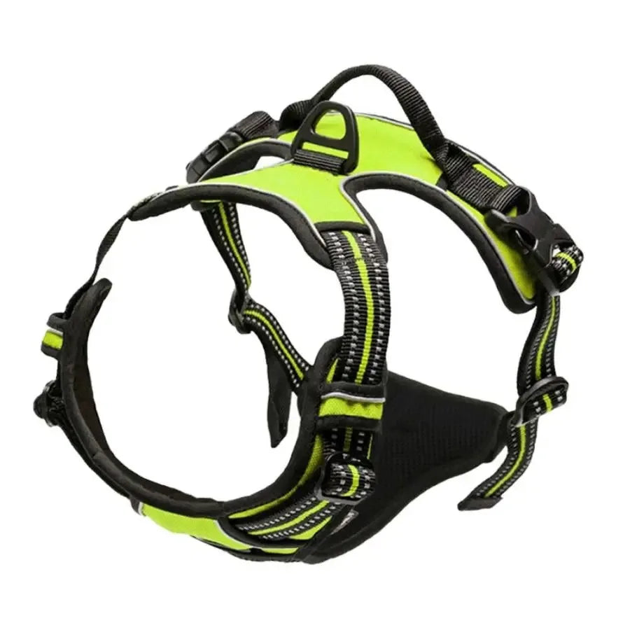 Vert Couleur Harnais Gilet Pour Chien Avec Laisse – Ensemble Réglable
