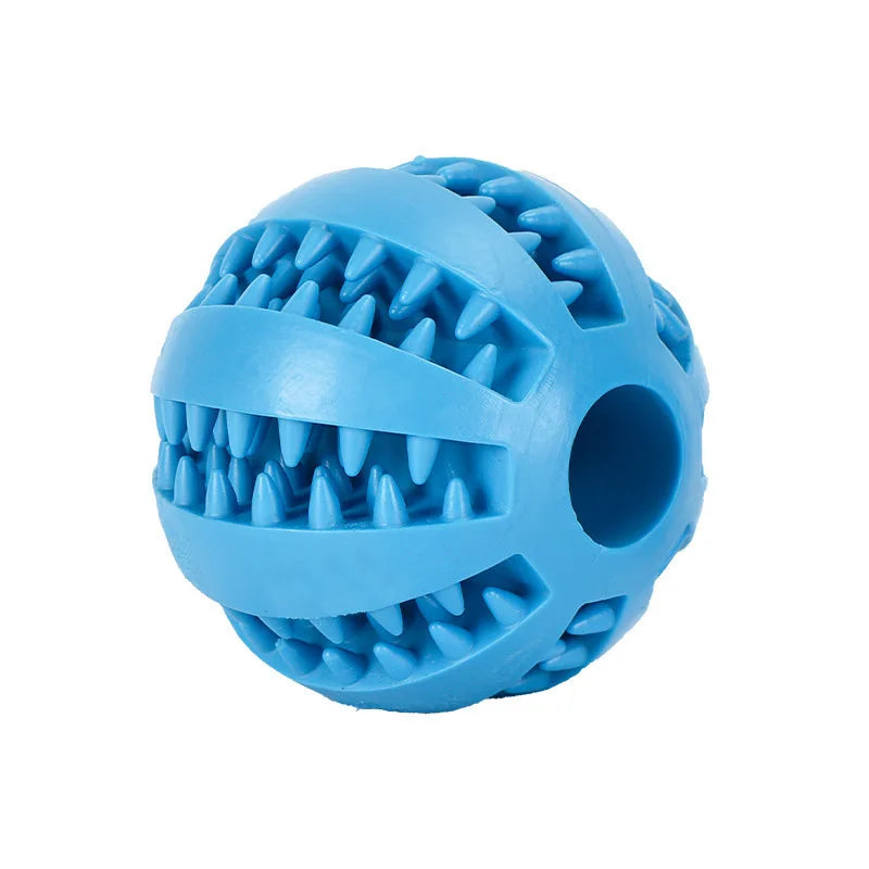 Bleu Couleur Balle Interactive En Caoutchouc Pour Chiens Et Chats – Soin Dentaire