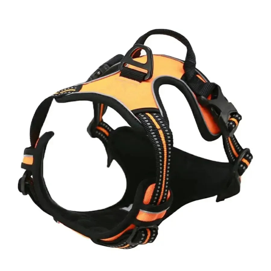 Jaune Couleur Harnais Gilet Pour Chien Avec Laisse – Ensemble Réglable