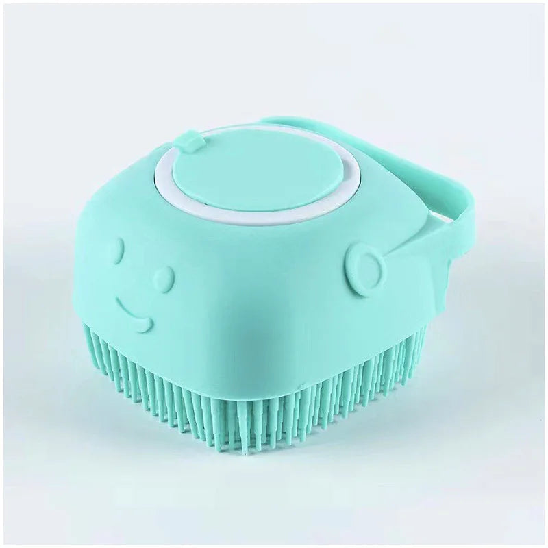 Brosse De Bain Pour Chiens Et Chats En Silicone Souple